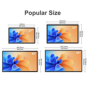 Потолочный, 27/32/43/55 дюймов, цифровой ЖК-дисплей, система Android, ресторанный планшетный ПК для рекламы, цифровой плакат - Product Image 3