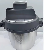 Robot culinaire multifonction 3L avec bol en verre pour hacher la viande et mélanger, idéal pour la maison