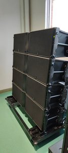 Chuyên nghiệp kích thước lớn 12 \ "ngoài trời loa sân khấu lad-22 kép 3-cách dòng mảng thụ động & hoạt động 8Ohm neodymium nam châm - Product Image 2