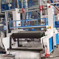 Film de paillage recyclé co-extrudé en trois couches PE/LLDPE/LDPE/HDPE Debang 3DB-A 2000 1800mm, sac de livraison personnalisé soufflé