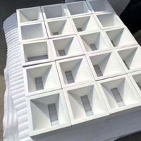 Reazone Nouveau Design Moule à Blocs de Béton en Plastique PP, Coffrage pour Briques Creuses Emboîtables