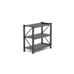 DB 63in Industrial Heavy-Duty Steel <b>Shelving</b> <b>Unit</b> 3-Tier <b>Adjustable</b> Rack 67"W*19.7"D*63"H Black Requires - Product Image 5