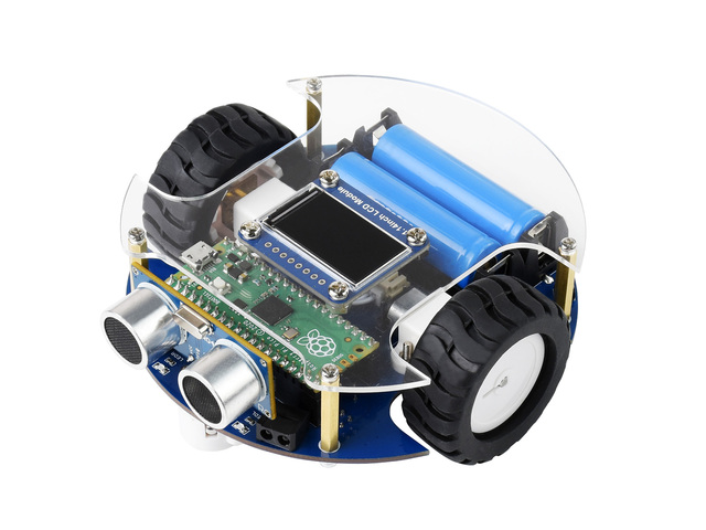 Waveshare PicoGo-UK-SKU-24735 ,PicoGo Mobile Robot, Based on Raspberry Pi Pico, Self Driving, Remote Control