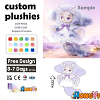 Figurine PVC personnalisée, poupée en vinyle, porte-clés en peluche anime, jouet boîte mystère avec visage en vinyle