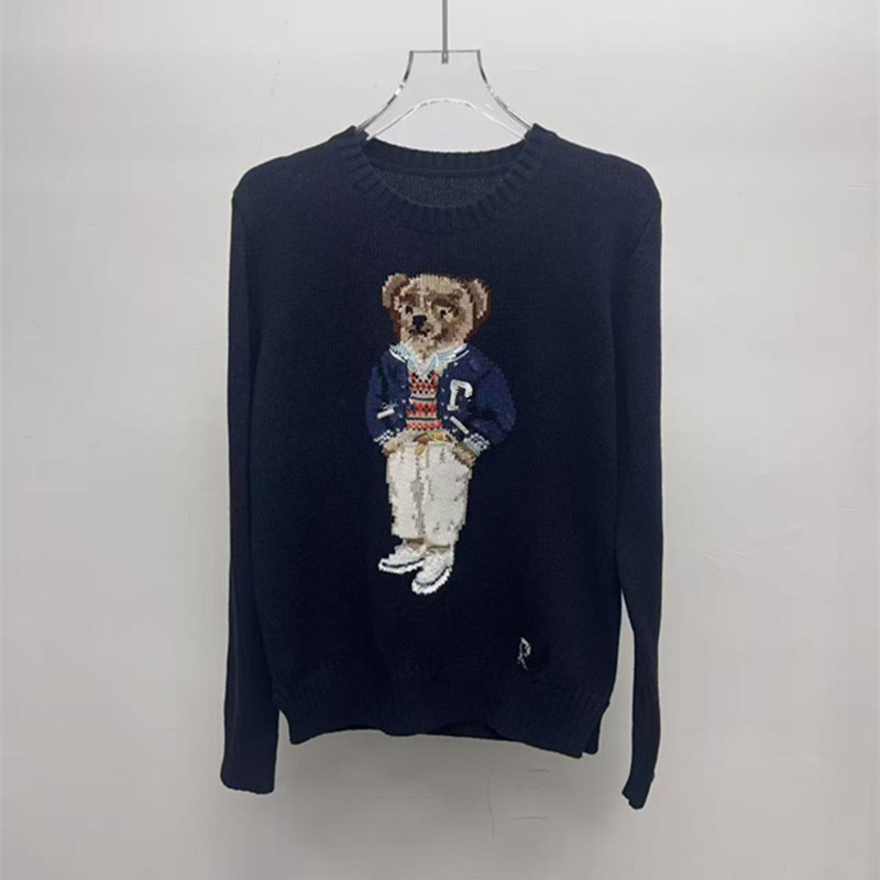 Ours à manteau bleu