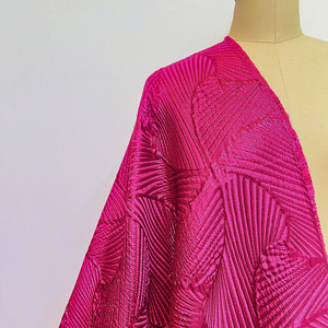 Prix d'usine <span class=keywords><strong>Tissu</strong></span> de dentelle damassée de luxe doux pour la peau <span class=keywords><strong>Tissu</strong></span> de <span class=keywords><strong>brocart</strong></span> <span class=keywords><strong>rose</strong></span> Jacquard confortable pour robe - Product Image 2