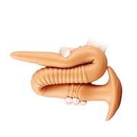 Dildo Anal Realista para Hombres y Mujeres, Grande, Suave, de Silicona Líquida, con Gran Cabeza y Largo, Juguete Sexual