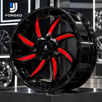 Jantes concaves forgées sur mesure DJJ 2/3 pièces 5x127 5x112 5x130 pour Land Rover Range Rover Ford Mustang Dodge Challenger BMW X5 X6