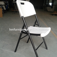 Chaises pliantes de banquet en métal et plastique, fournisseur chinois