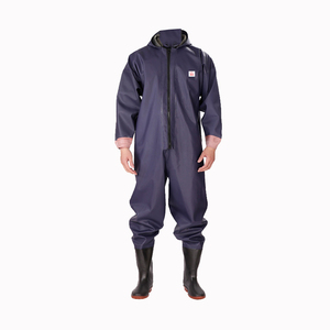 Costume imperméable en caoutchouc épaissi à pois costume de pataugeoire une pièce culotte en cuir de pêche <span class=keywords><strong>pantalon</strong></span> de pluie <span class=keywords><strong>pantalon</strong></span> <span class=keywords><strong>d</strong></span>'<span class=keywords><strong>eau</strong></span> - Product Image 4