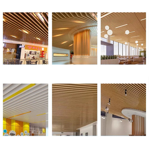 Griglia <span class=keywords><strong>per</strong></span> Controsoffitto a Doghe a U in Alluminio Ignifugo Personalizzata, <span class=keywords><strong>Rivestimento</strong></span> in Lega di Alluminio <span class=keywords><strong>per</strong></span> Uso Alberghiero - Product Image 2