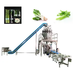 야채 포장 기계 과일 식품 스낵 멀티 헤드 무게를 포장 기계