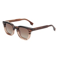 Lunettes de soleil carrées rétro transfrontalières Europe-Amérique, protection UV400, verres polarisés, monture complète, personnalisées