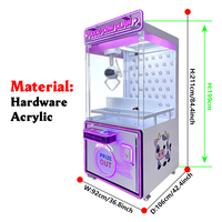 MAKER Machine d'arcade à griffes UFO personnalisée, à monnayeur, très rentable, pour la distribution de peluches et de figurines, Maquina Cazapeluches Arcades