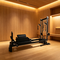 Tour de Pilates à double usage avec cadre de lit intégré pour studios en franchise, programmes corps entier, Reformer Pilates
