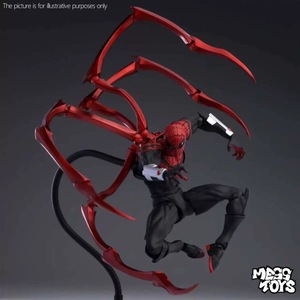 Figurine d'action en PVC Spider-Man MessToys, best-seller, nouvelle collection, thème militaire, noir et rouge, figurine d'anime, décoration de personnage de super-héros - Product Image 2