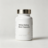 Extrait de haricot blanc en poudre de qualité alimentaire, capsules d'extrait de haricot blanc, fourniture directe usine