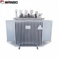 Transformateur électrique haute tension Wanbo-134 120 kVA 500 kVA triphasé immergé dans l'huile pour distribution MT&HT SCB 6300-125/120 kVA