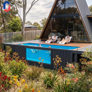 Durable UV Resistant Fiberglass Prefabricated Container Above Ground Outdoor <b>Pool</b> For Hotel Resort Villa With Complete <b>Pool</b> - Product Image 1