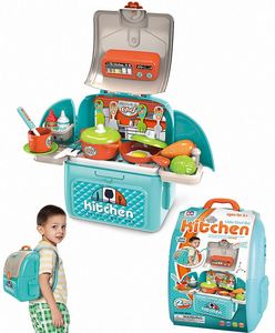 Mini Cocina de Juguete para Bebés, Juego de Cocina Pigam, Autobús de Juguete con Utensilios, Cocina de Juguete para Niñas - Product Image 1