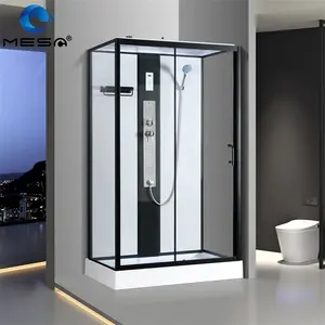 غرفة استحمام جديدة بباب منزلق لعام 2023، كابينة استحمام من الألياف الزجاجية 800×1200 مم للبيع