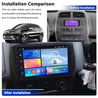 Kits de tableau de bord ABS de haute qualité 9 pouces pour Renault Kwid panneau de Fascia stéréo de voiture de luxe accessoire intérieur de haute qualité