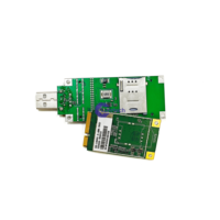 Kit de Módem MINI PCIE EC25 EC25-AFX EC25-E EG25-G 4G LTE CAT 4 con Placa Adaptadora PCIE a USB y Antena GPS 4G