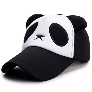 Summer Cute Panda Baseball Caps für Männer Frauen Baumwolle Hip Hop Snapback Hüte Sonnenschutz Jungen Mädchen Outdoor Gorras Drops hipping