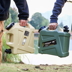 Baril de stockage d'eau en PE pour le camping en plein air, les voyages, l'escalade, le stockage d'eau potable, seau de stockage d'eau portable de grande capacité 12L - Product Image 3