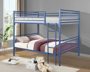 Full Over Full Metal <span class=keywords><strong>Bunk</strong></span> <span class=keywords><strong>Bed</strong></span> Sắt Khung Cứng Cáp Với Thanh Kim Loại Cho Nhà Và Trường Học - Product Image 2