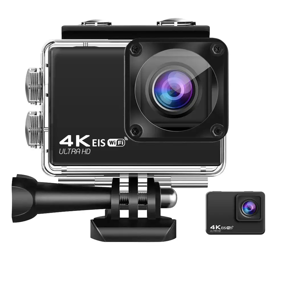 4K वाईफ़ाई वायरलेस आउटडोर कैमरा 360 स्मार्ट बाइक कैमरा hd खेल घड़ी कैमरा