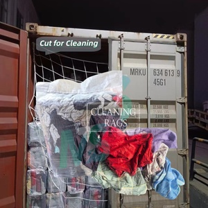 Chiffons en coton à prix de gros direct usine, mélange de couleurs, chiffons de nettoyage coupés, chiffons en coton pour l'industrie - Product Image 1