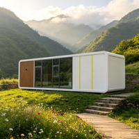 Cabane Apple légère à faible entretien, maison préfabriquée autonome, cabine modulaire pour camping en milieu désertique