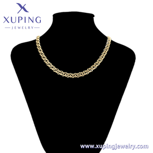 Gioielli 001103702 XUPING collana a catena in corda placcata in oro Unisex Hip - Hop audace accessorio quotidiano per feste - Product Image 3