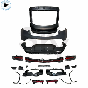 Faros delanteros de parachoques de coche, luces traseras, cubierta de maletero trasero, kit de carrocería para Porsche <span class=keywords><strong>Macan</strong></span> 2014 Upgrade 2025 95B.3, Kit de carrocería de estilo OE - Product Image 6