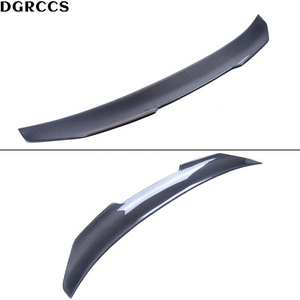 For A3 S3 RS3 8V Limousine Sedan PSM Style Carbon Fiber Rear Spoiler Trunk Wing 2013-2020 Carbon Fiber - Product Image 4