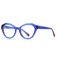 Lunettes anti-lumière bleue à monture polygonale en TR90, modèle 2141-2