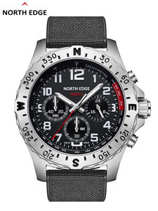 Reloj Inteligente DF NORTH EDGE MACH2 con Caja de Acero Inoxidable, Cronógrafo de Tres Ojos, Carga Solar, Visión Nocturna Clara, Seguro e Impermeable - Product Image 5