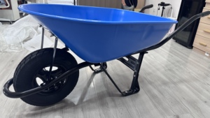 <span class=keywords><strong>Brouette</strong></span> commerciale prix d'usine en gros 200kg avec roue en plastique en métal en acier massif de fer 4.00-8 pour la construction de jardin - Product Image 4