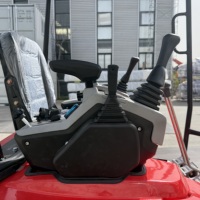 Mini-excavatrice personnalisée de 1 tonne, 2 tonnes, Euro5, mini-pelle, livraison gratuite, micro-excavatrice, moteur Kubota, mini-excavatrices de jardin à vendre