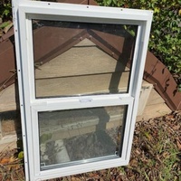 Ventanas Corredizas Verticales Grandes para Cobertizos, Gallineros, Casas de Juegos, Garajes, con Vidrio Templado