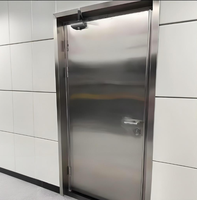 Porte affleurante ignifuge d'acier inoxydable SS304 avec la barre de panique