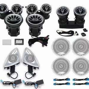 4D Horn Retrofit Air Vents LED Ambient Light 12/64 Couleurs Intérieur Led Atmosphère Éclairage pour Benz <span class=keywords><strong>E</strong></span> CLASS W213 W223 W22 - Product Image 1