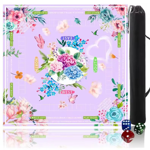 EN STOCK Tapete de Póker Moderno, Portátil, Antideslizante, Resistente a la Suciedad, con Diseño Estampado, para Mahjong Americano y Chinoiserie - Product Image 3