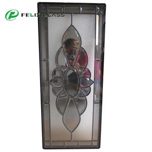 Inserts en verre décoratifs pour porte d'entrée, durables, imperméables, style vitrail français, pour usage industriel et hôtelier - Product Image 1