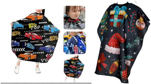 Mantella da Parrucchiere Universale DINSHINE J-06 con Motivo Dinosauro per Bambini, in Poliestere, per Uso Professionale e Domestico - Product Image 5