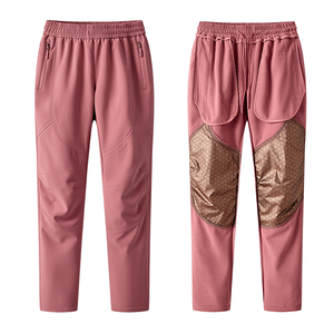 Pantalones de Senderismo y Montañismo para Hombre, Ligeros, Impermeables, Antimanchas, de Cintura Elástica, de Alta Calidad, Color Oscuro - Product Image 1