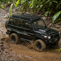 Camion RC tout-terrain professionnel 1/10 RGT EX86190 en métal et résine 4x4 avec essieux portiques, doubles blocages de différentiel, ESC 2 vitesses, RTR pour adultes