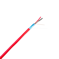 Câble d'alarme en cuivre pur tressé, résistant au feu, gaine LSZH, certifié CE, 2, 4, 6 conducteurs, 4 conducteurs 18AWG