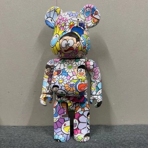 Figuras de acción <span class=keywords><strong>BearBrick</strong></span> 400% de resina artística esculpida al por mayor, adorno de escritorio para sala de estar, muñeco de personaje, regalo para el hogar nuevo - Product Image 4